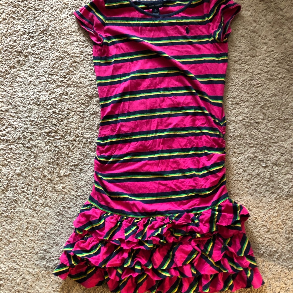 Girl’s Ralph Lauren Ruffle Dress - Picture 3 of 3